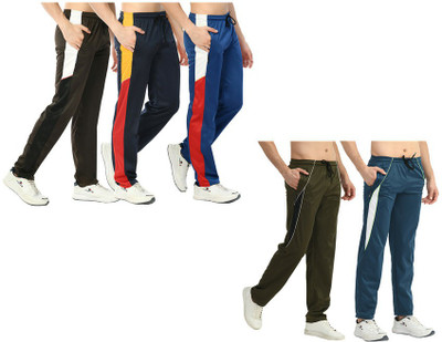 Indistar Colorblock Men Multicolor Track Pants