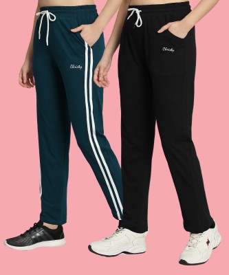 SYDNEY HILLS Solid Women Multicolor Track Pants