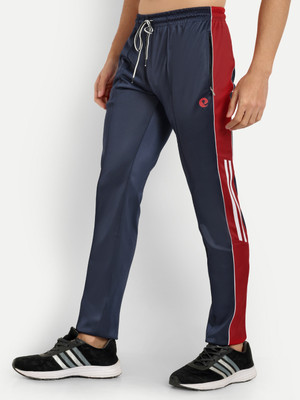 ESTRO Solid Men Dark Blue Track Pants