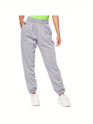 Dockstreet Solid Women Grey Track Pants
