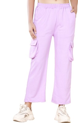 Tulip Solid Women Purple Track Pants