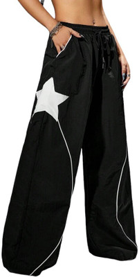 Tabadtod Loose Fit Women Black Trousers