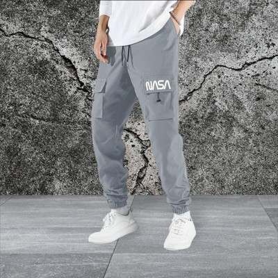 THE SARTHI FASHION WORLD Solid Men Grey Track Pants
