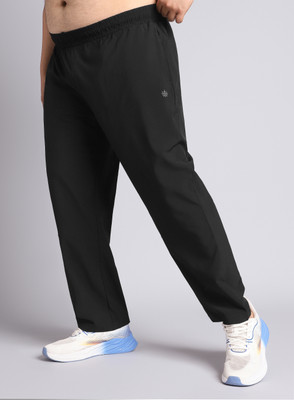 Cult Solid Men Black Track Pants
