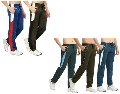 KAVYA Colorblock Men Multicolor Track Pants