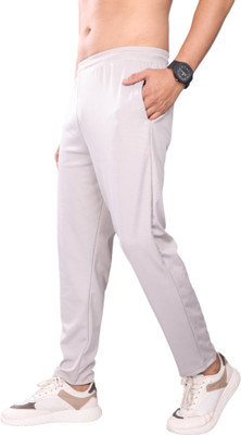 Westiva Solid Men Grey Track Pants