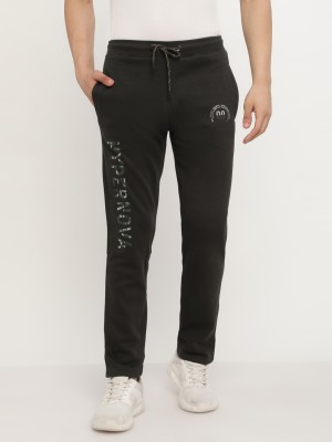 Octave Printed Men Dark Green Track Pants