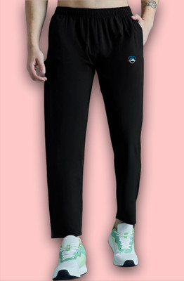 dm enterprises Solid Men Black Track Pants