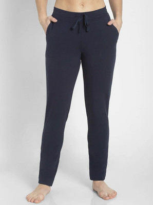 JOCKEY Solid Women Dark Blue Track Pants