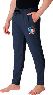 Kartblack Printed Men Blue Track Pants