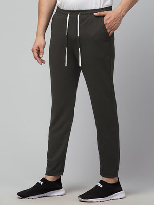 HEATHEX Solid Men Grey Track Pants