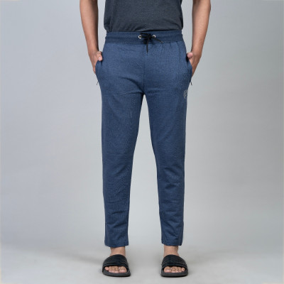 eSiddhi Solid Men Blue Track Pants