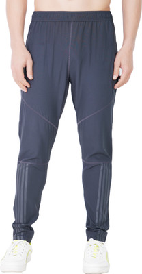Goto Sports Striped Men Grey Track Pants