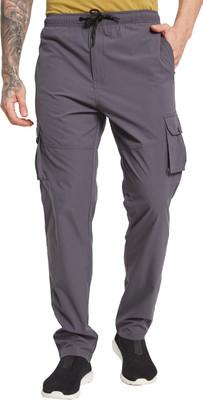 Octave Solid Men Grey Track Pants