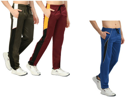 KAVYA Colorblock Men Multicolor Track Pants