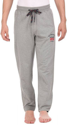 U.S. POLO ASSN. Solid Men Grey Track Pants
