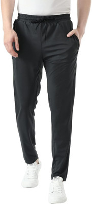 playR Solid Men Grey Track Pants