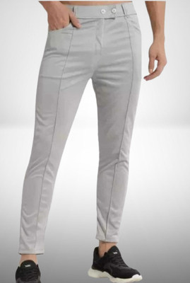 Nitya TrackP Solid Men Grey Track Pants