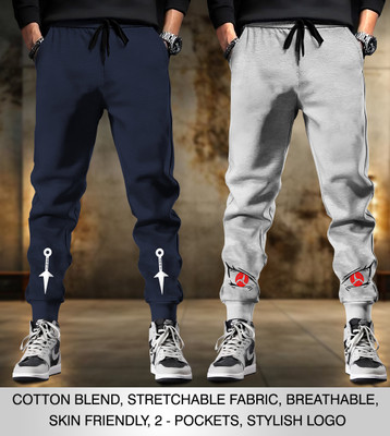 MOWA Printed Men Multicolor Track Pants