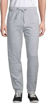 Kartblack Solid Men Grey Track Pants