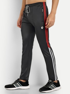 ESTRO Solid Men Black Track Pants