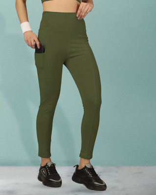 BEYOGINI Solid Women Green Track Pants