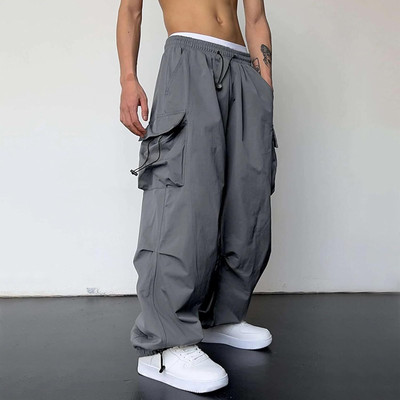 Studshirt Solid Men Grey Track Pants
