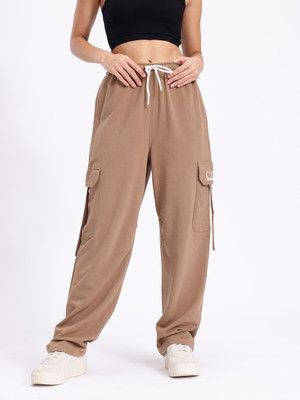 Kook N Keech Disney Solid Women Brown Track Pants