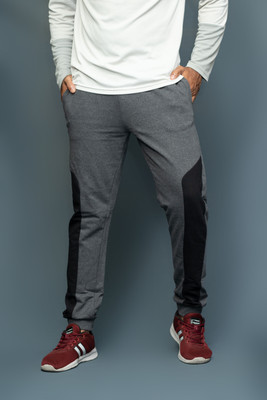 Moda Rapido Solid Men Grey Track Pants