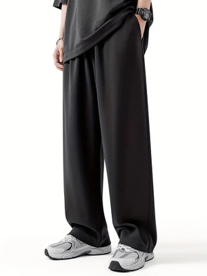 Dockstreet Striped Men Black Track Pants