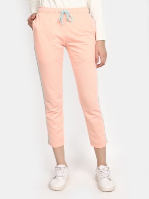 V-MART Solid Women Pink, Pink Track Pants