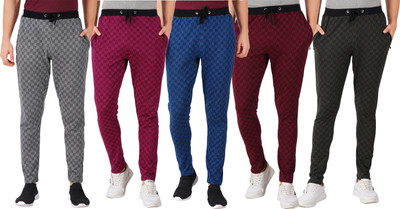 OFFENDERS Checkered Men Multicolor Track Pants