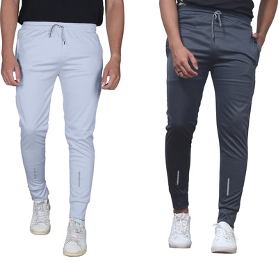 CLOTVIN TREND Striped Men Grey Track Pants