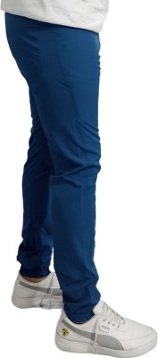 Hudson Erew Solid Men Dark Blue Track Pants