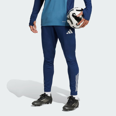 ADIDAS Graphic Print Men Blue Track Pants