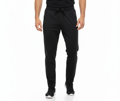 RSE COLLECTION Solid Men Black Track Pants