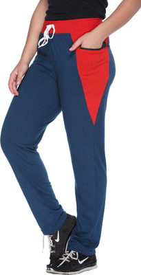 HouseOfCommon Striped Women Blue Track Pants