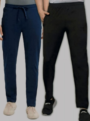 M2kFASHION Solid Men Grey Track Pants