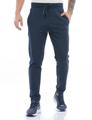 Oneway Solid Men Blue Track Pants