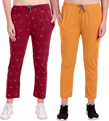 DSKIP COLLECTION Printed Women Multicolor Track Pants