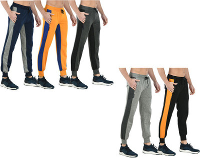 IndiWeaves Colorblock Men Multicolor Track Pants