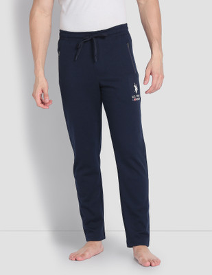 U.S. POLO ASSN. Solid Men Blue Track Pants