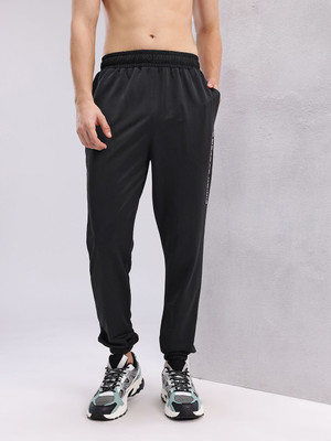 HRX by Hrithik Roshan Self Design Men Black Track Pants