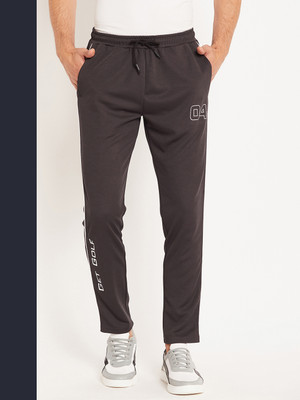 GET GOLF Solid Men Black Track Pants