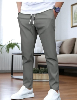 U GENIUS SPORTS Solid Men Grey Track Pants