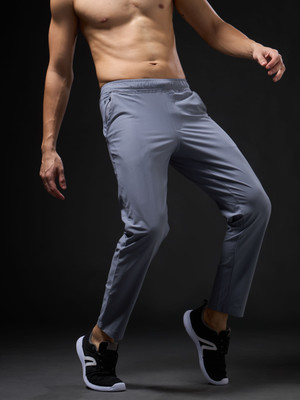 TECHNOSPORT Solid Men Grey Track Pants