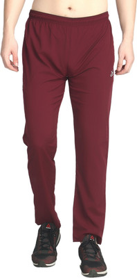 HoC Solid Men Red Track Pants