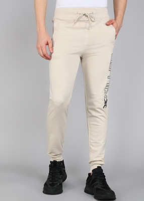 KILLER Printed Men Beige Track Pants