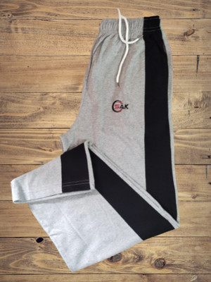 SAK Striped Men Grey Track Pants