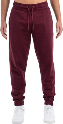 Cool Plus Solid Men Maroon Track Pants